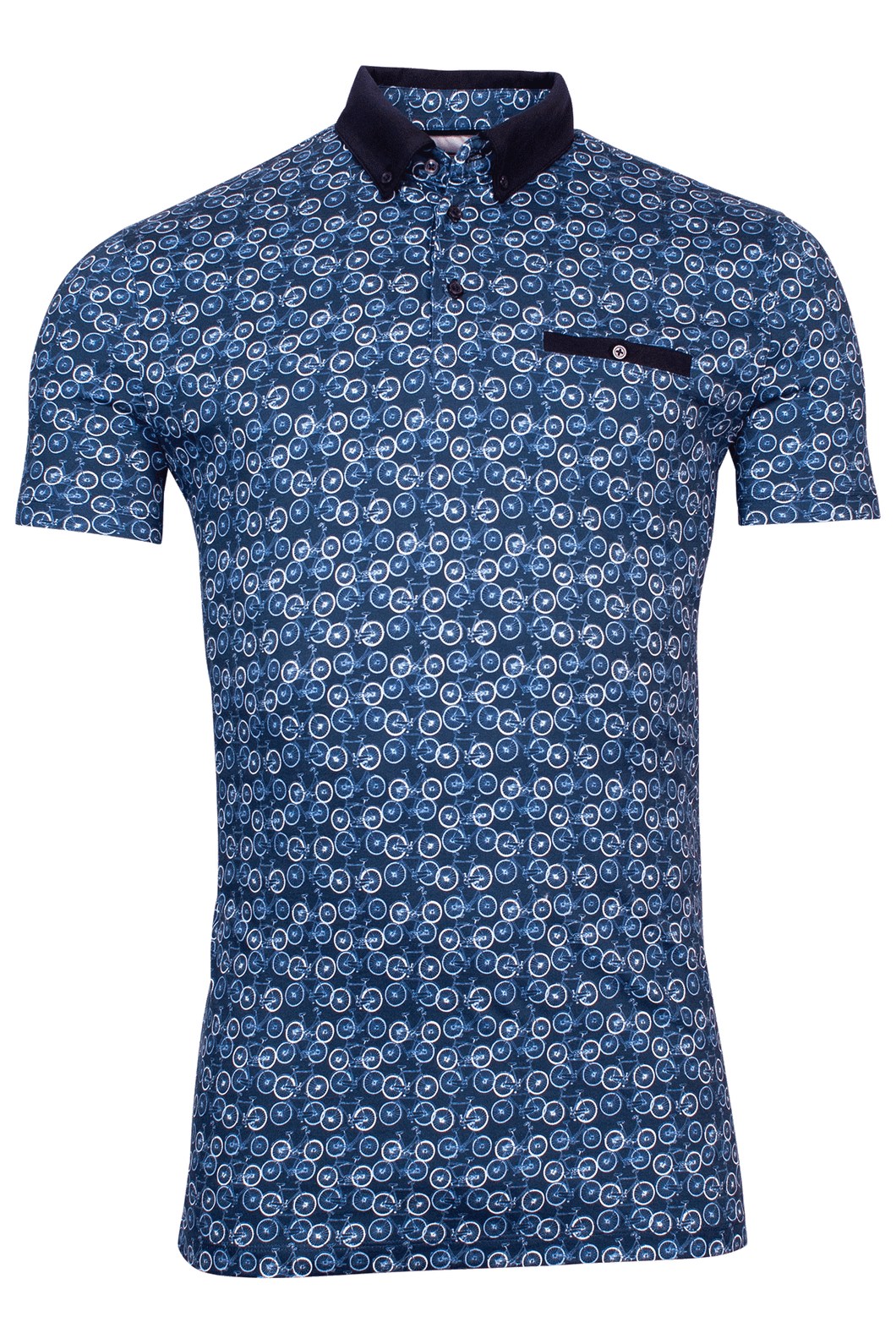 Giordano Navy Cycling Polo Shirt