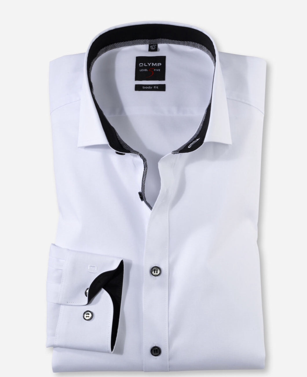 Olymp long sleeve white dress shirt