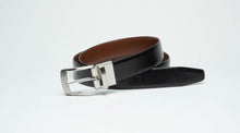 Load image into Gallery viewer, Ibex Leather Black &amp; Tan Reversible Belt
