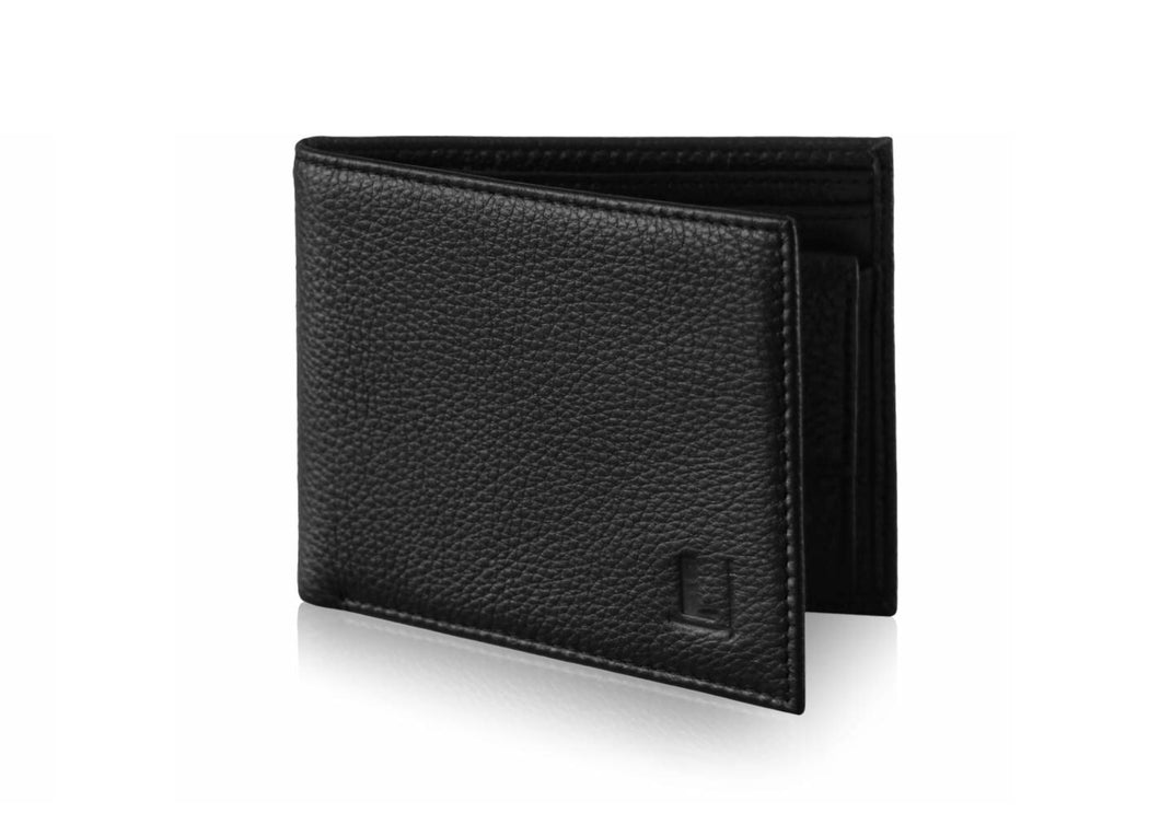 Italian Leather Wallet In Black