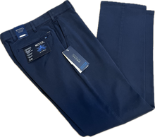 Load image into Gallery viewer, Bruhl Navy Mover cotton chino trouser
