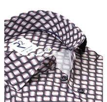 Load image into Gallery viewer, New R2 Amsterdam Pink and Navy Pattern Shirt
