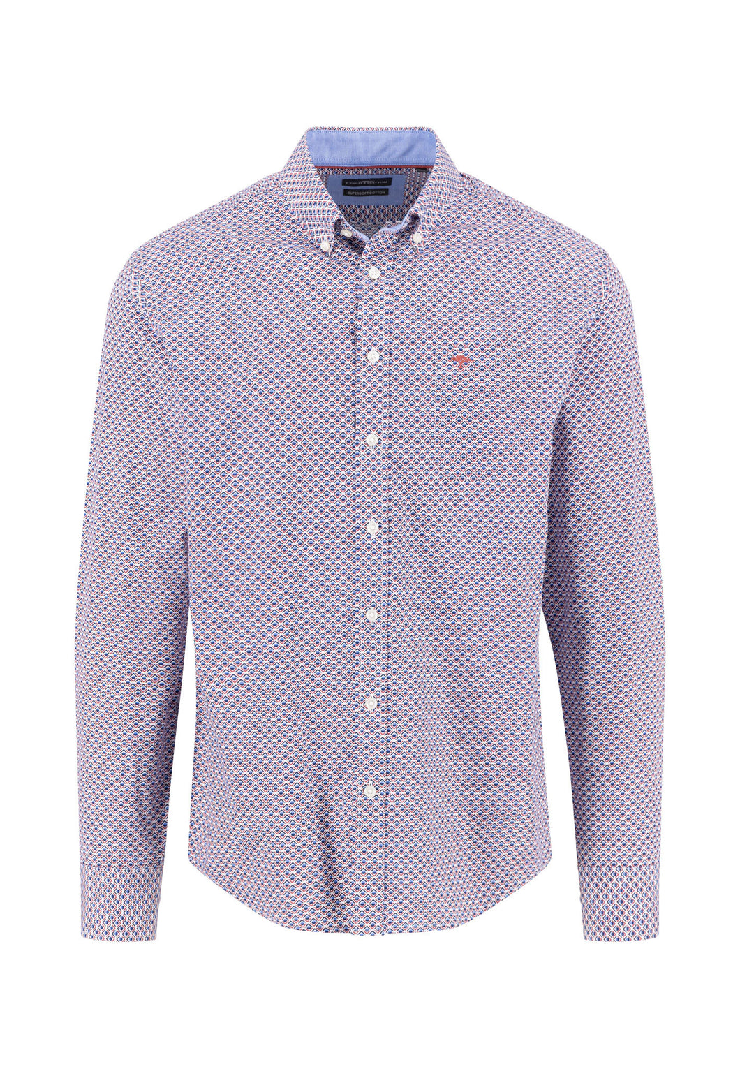New Season Fynch Hatton Circle Print Long Sleeve Shirt