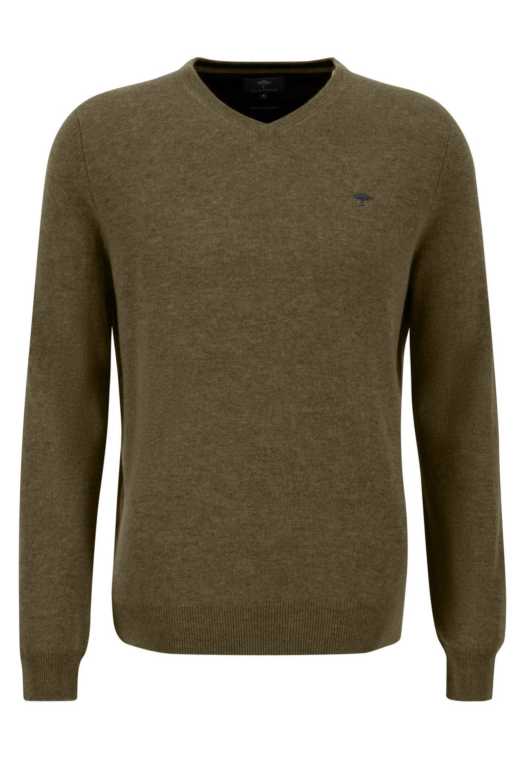 New Fynch Hatton Soft Green Merino Cashmere Sweater