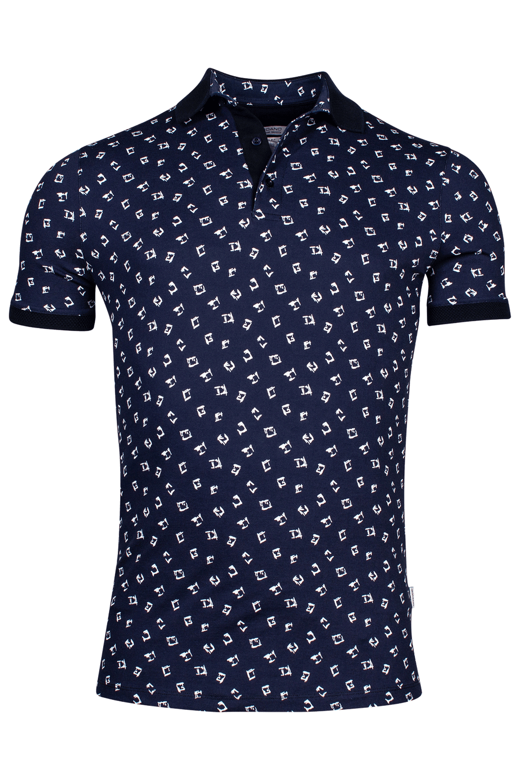 Giordano Navy Pattern Polo Shirt