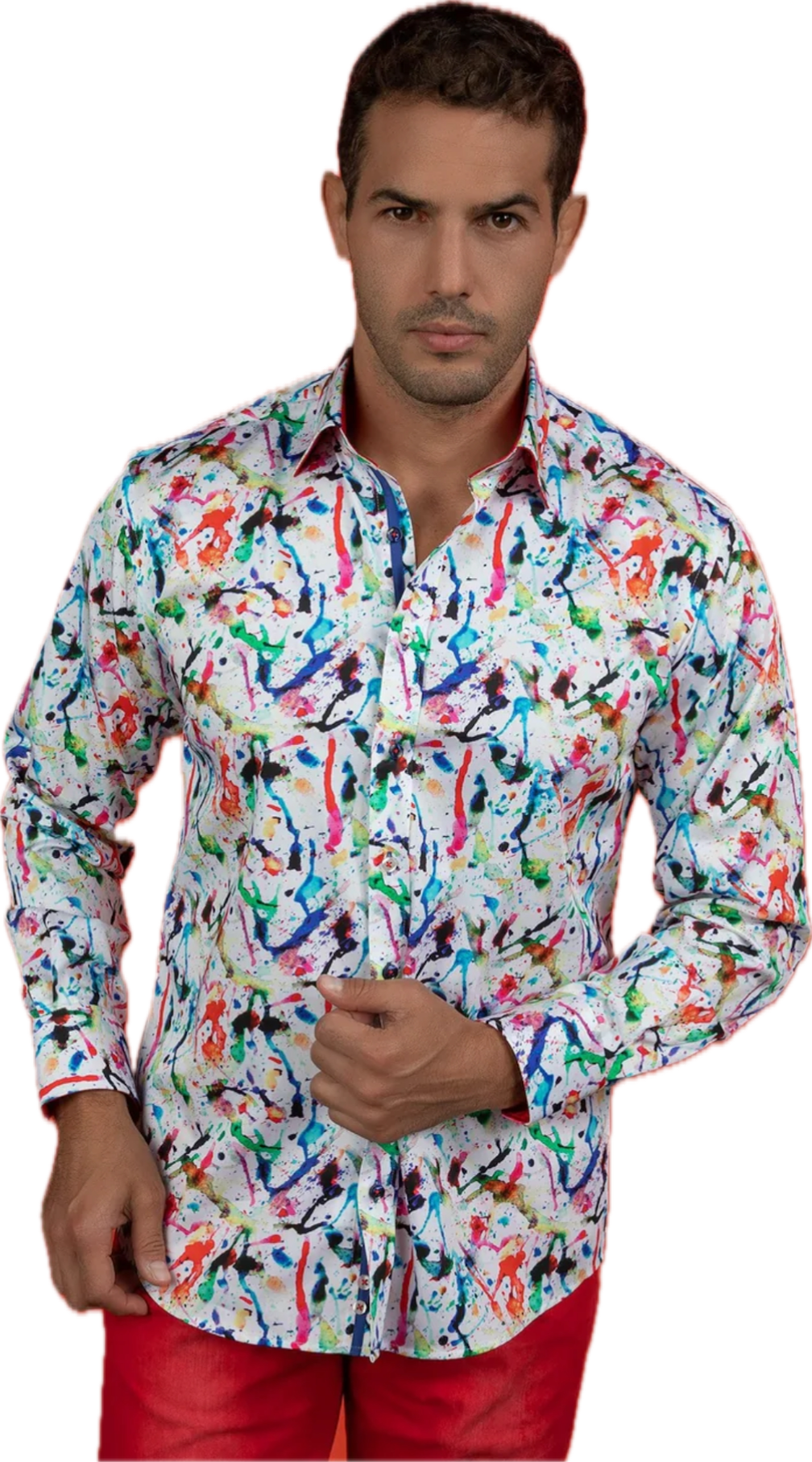 New Claudio Lugli Paint Splatter Shirt
