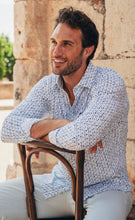 Load image into Gallery viewer, New Season Dario Beltran Fly Blue Print Long Sleeve Shirt
