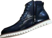 Load image into Gallery viewer, New Sergio Duletti Navy Zip Up Boot

