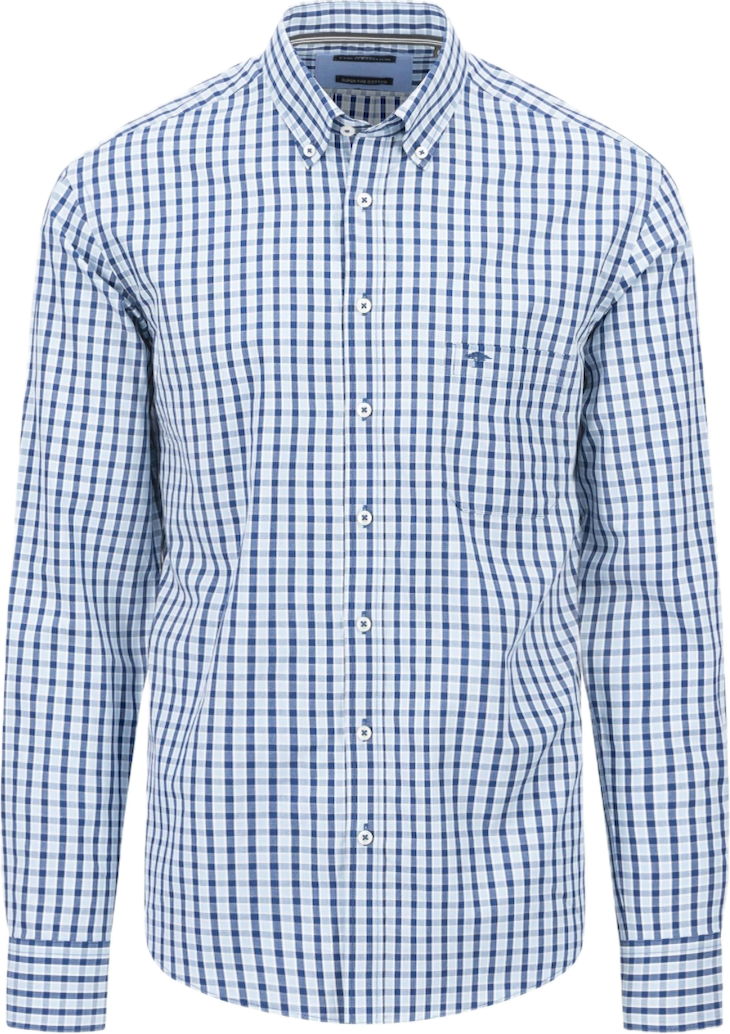 New Season Fynch Hatton Two Tone Check Long Sleeve Shirt