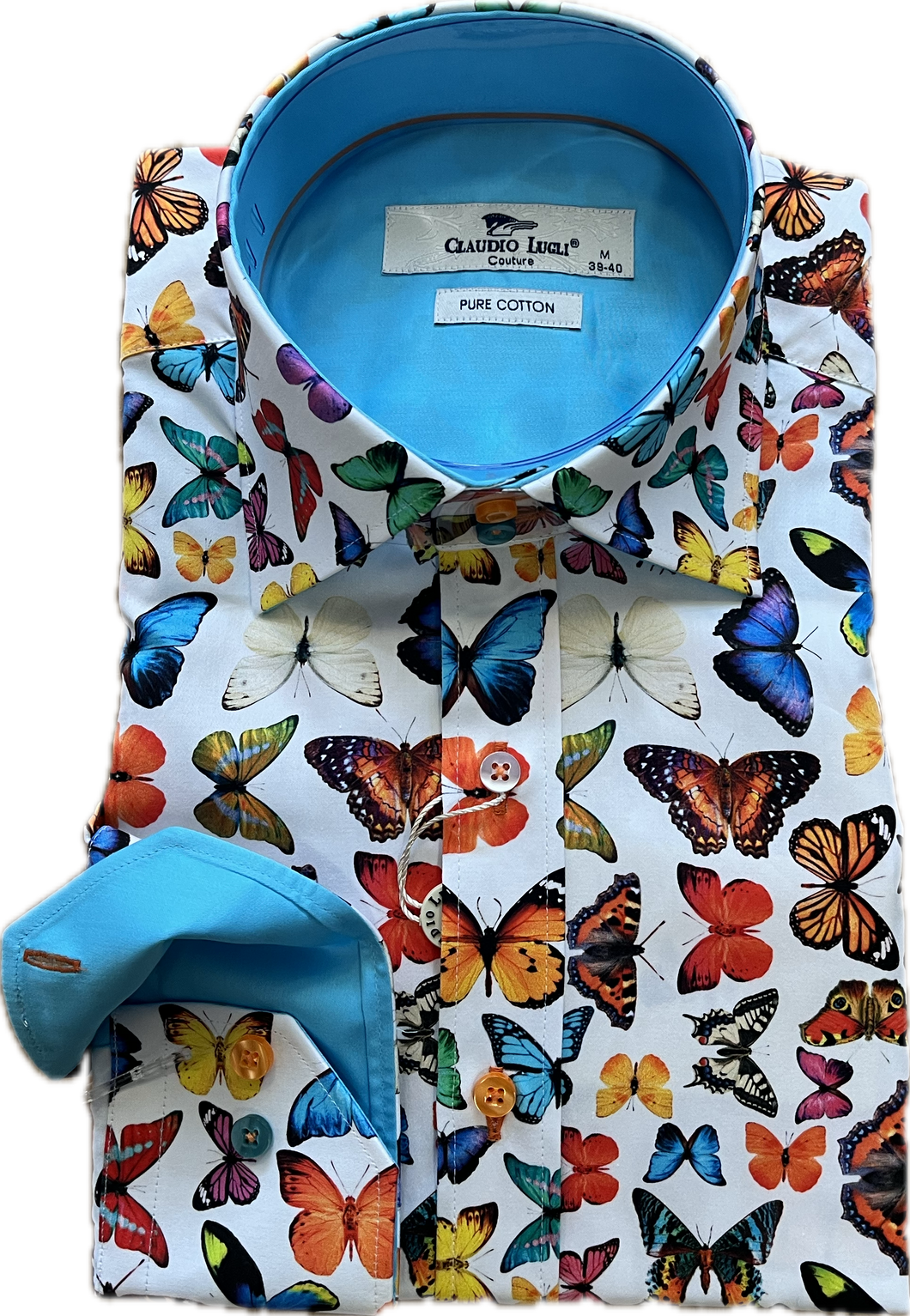 New Claudio Lugli Butterfly Shirt
