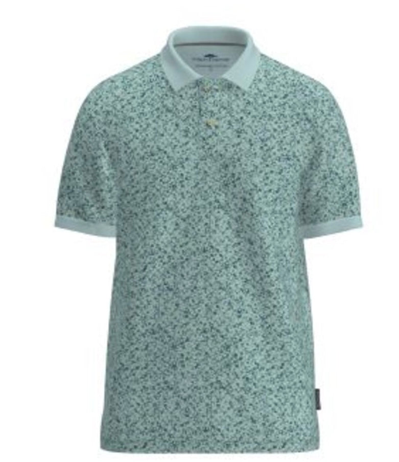 New Fynch Hatton Sky Abstract Polo Shirt