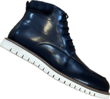 Load image into Gallery viewer, New Sergio Duletti Navy Zip Up Boot
