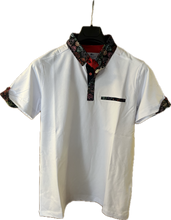 Load image into Gallery viewer, New Claudio Lugli Sugar Skull White Polo Shirt

