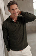 Load image into Gallery viewer, New R2 Amsterdam Green Polo Style Knitwear
