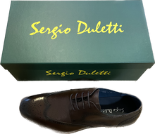Load image into Gallery viewer, Sergio Duletti Brown Two Tone Shoe
