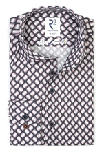 Load image into Gallery viewer, New R2 Amsterdam Pink and Navy Pattern Shirt
