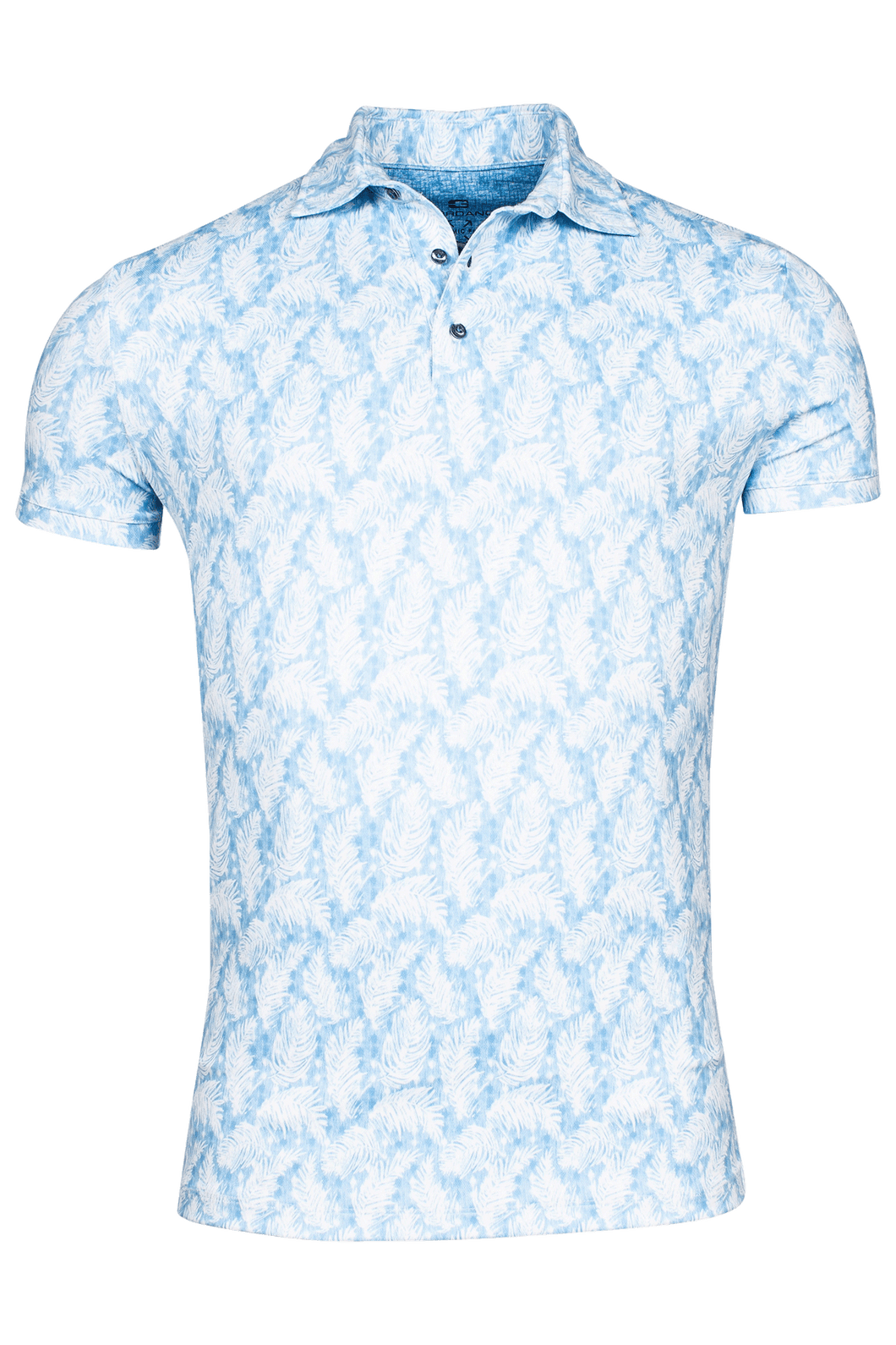 Giordano Sky Blue Pattern Polo Shirt