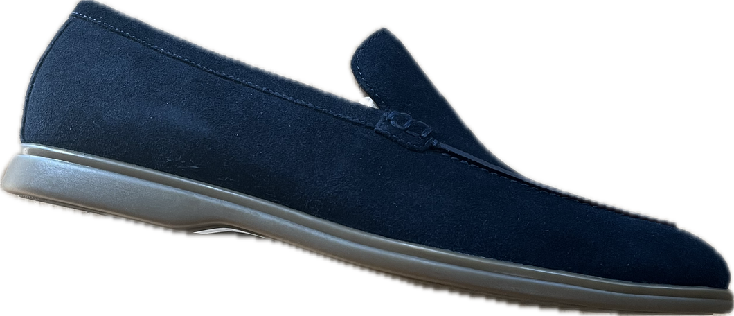 New Geox Navy Loafer Shoe