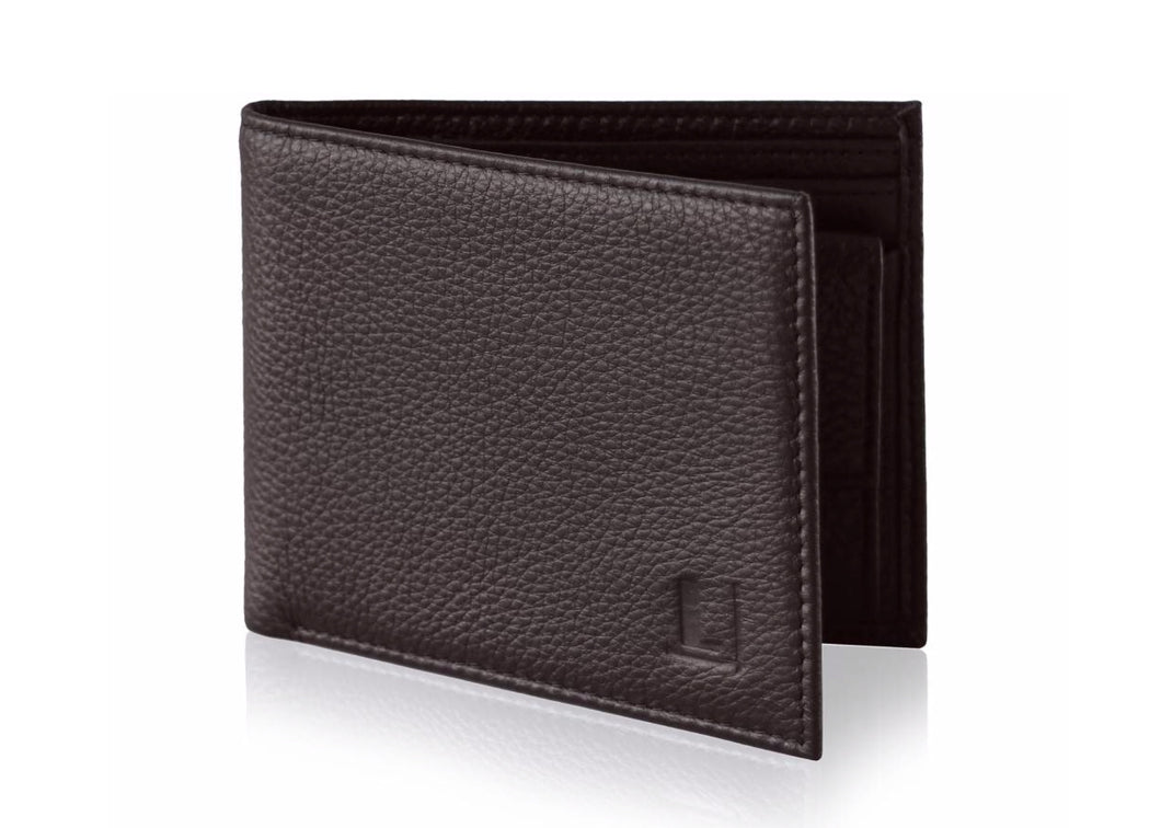 Italian Leather Wallet In Brown